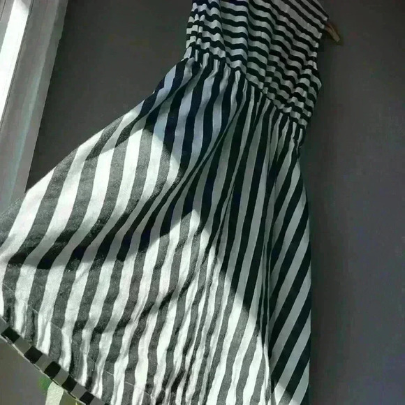 Do+Be Cotton Black and White Striped Dress- size S - Picture 12 of 12